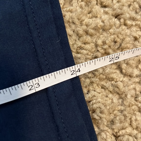 Color Story Women's Navy Basic Cotton Long Sleeve Crew Neck T Shirt - Picture 6 of 7